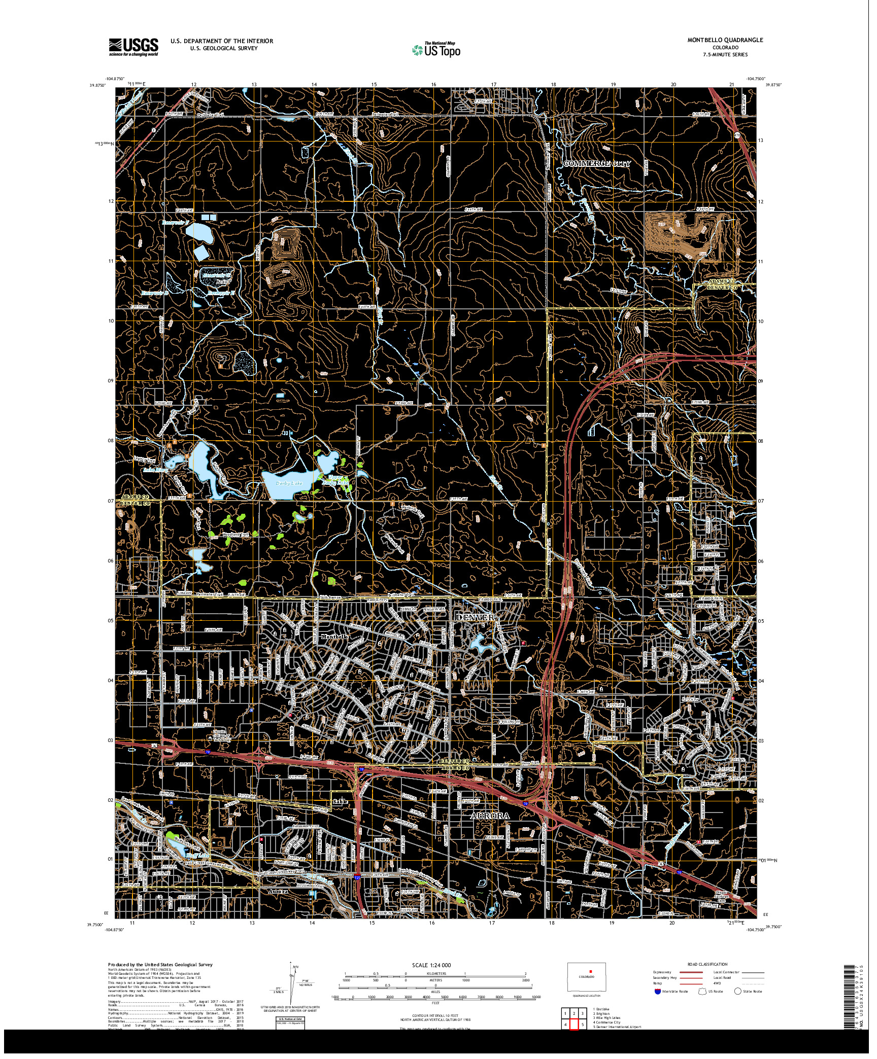 USGS US TOPO 7.5-MINUTE MAP FOR MONTBELLO, CO 2019
