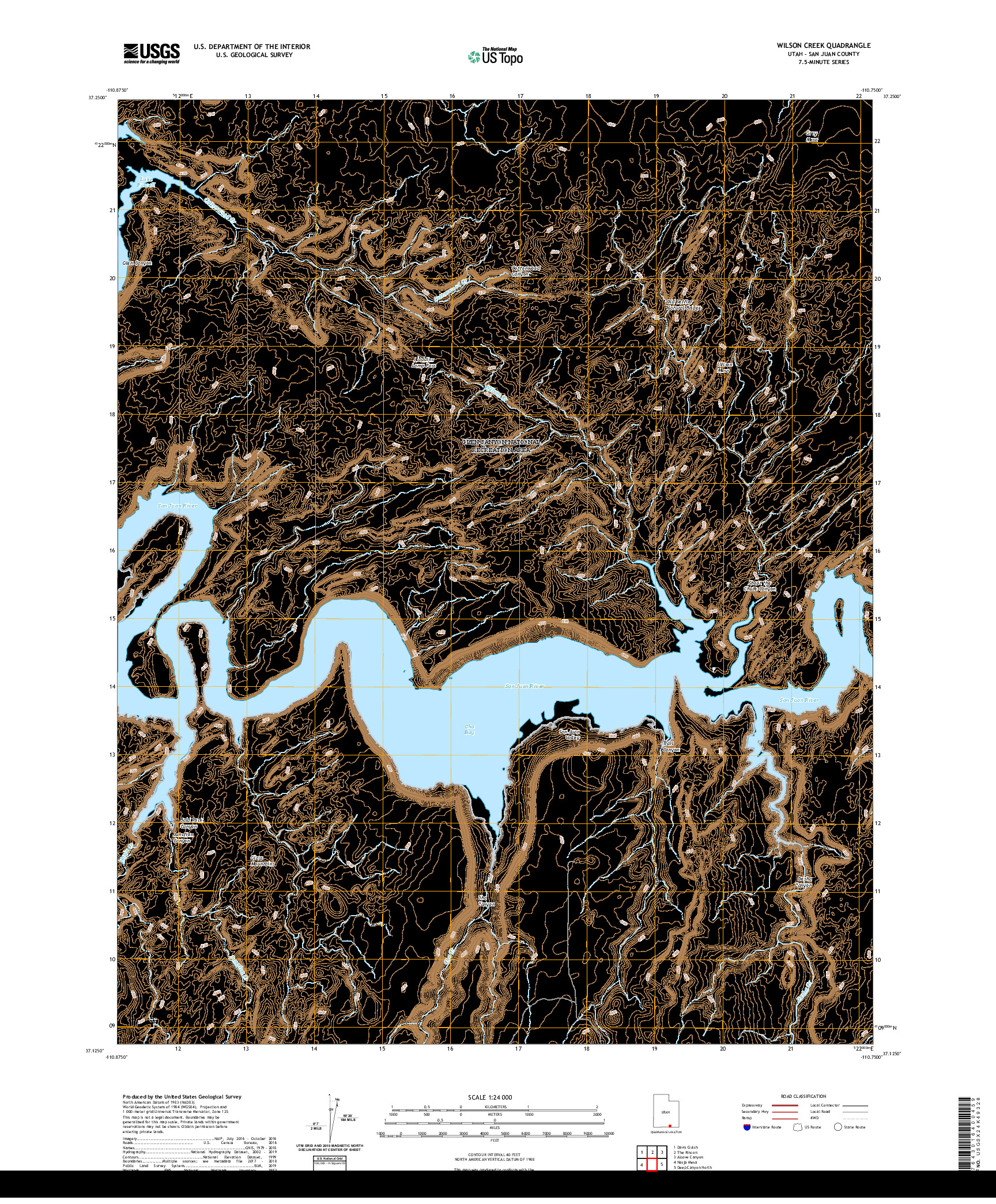 USGS US TOPO 7.5-MINUTE MAP FOR WILSON CREEK, UT 2020