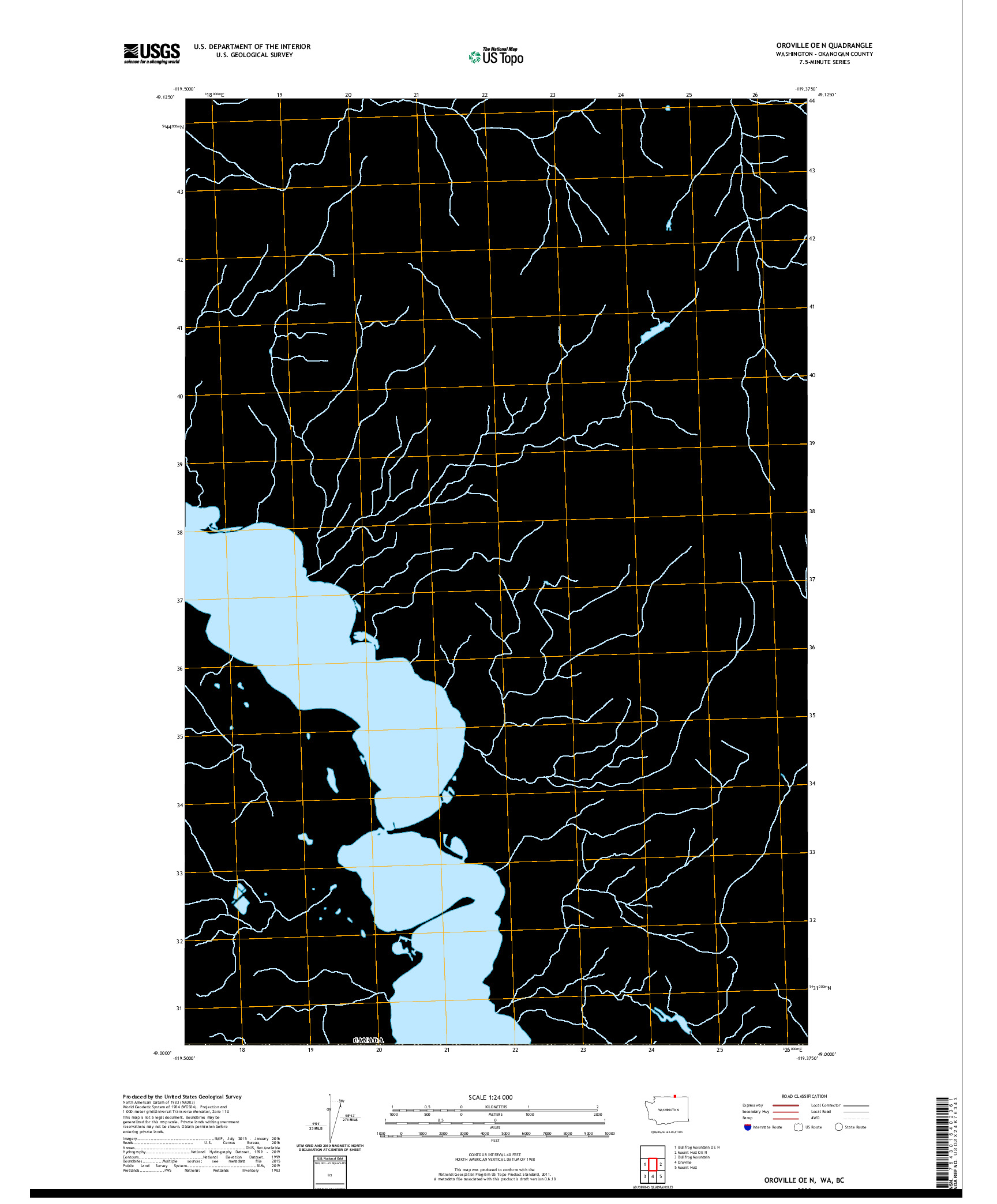 USGS US TOPO 7.5-MINUTE MAP FOR OROVILLE OE N, WA,BC 2020