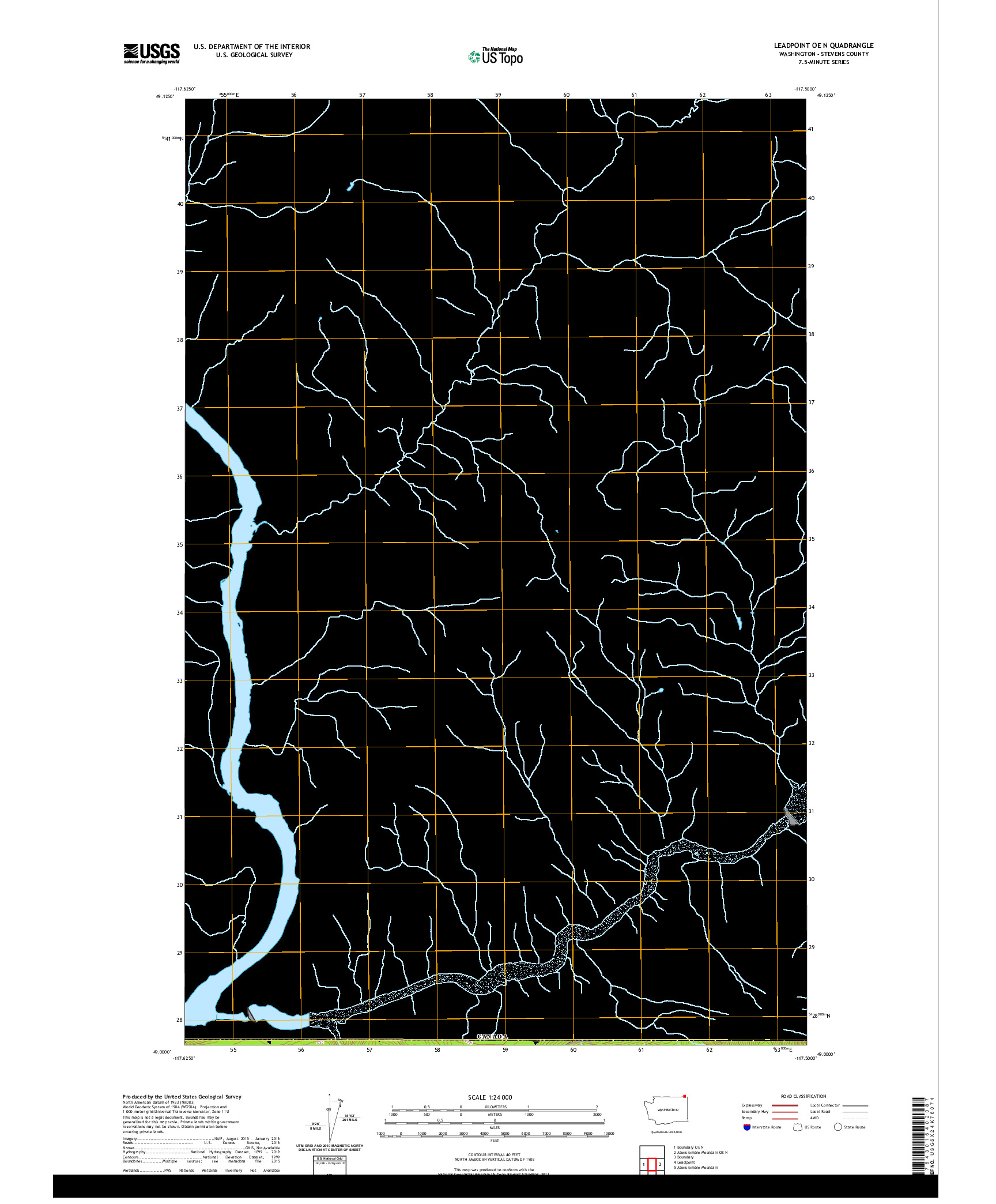 USGS US TOPO 7.5-MINUTE MAP FOR LEADPOINT OE N, WA,BC 2020