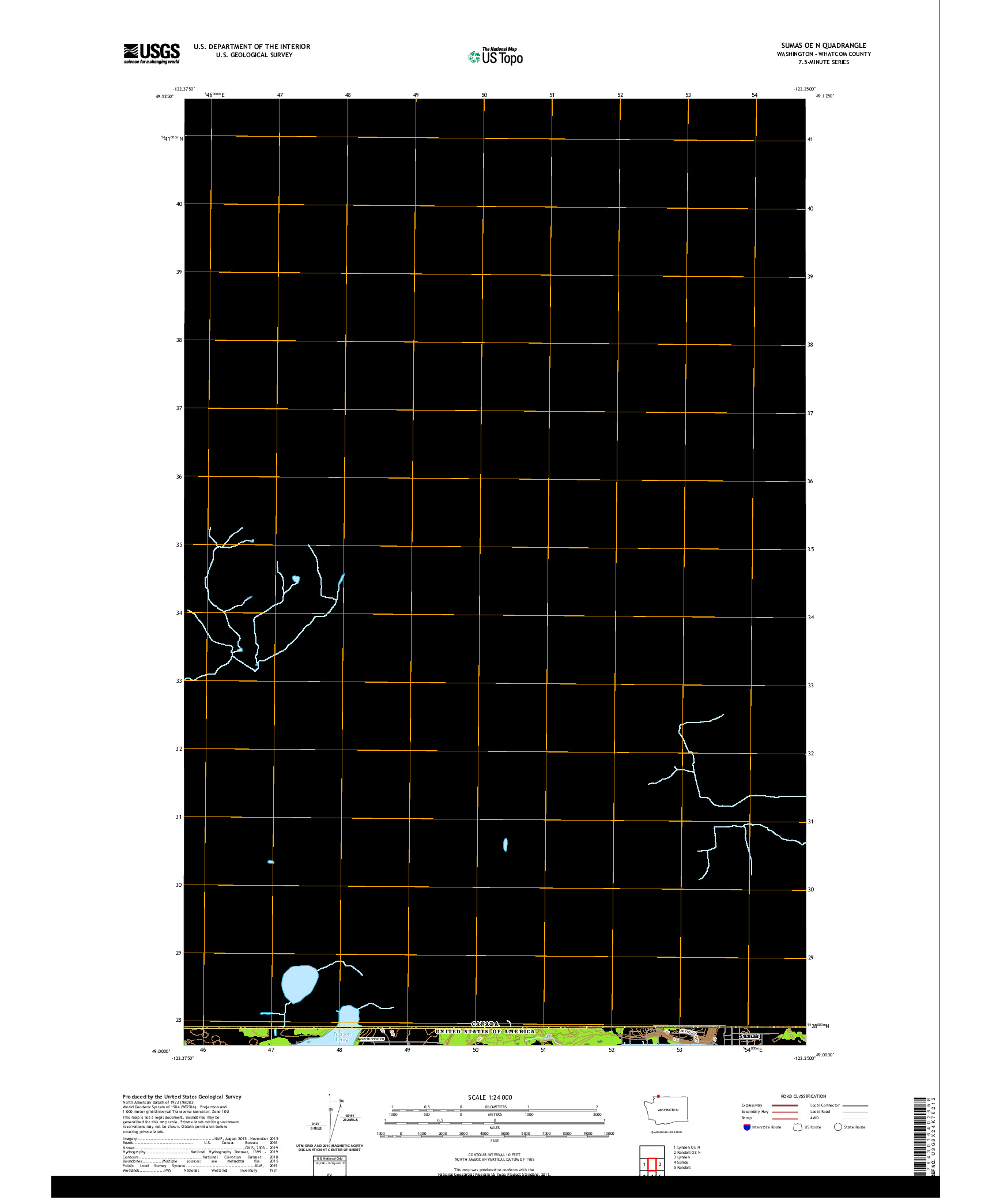 USGS US TOPO 7.5-MINUTE MAP FOR SUMAS OE N, WA,BC 2020