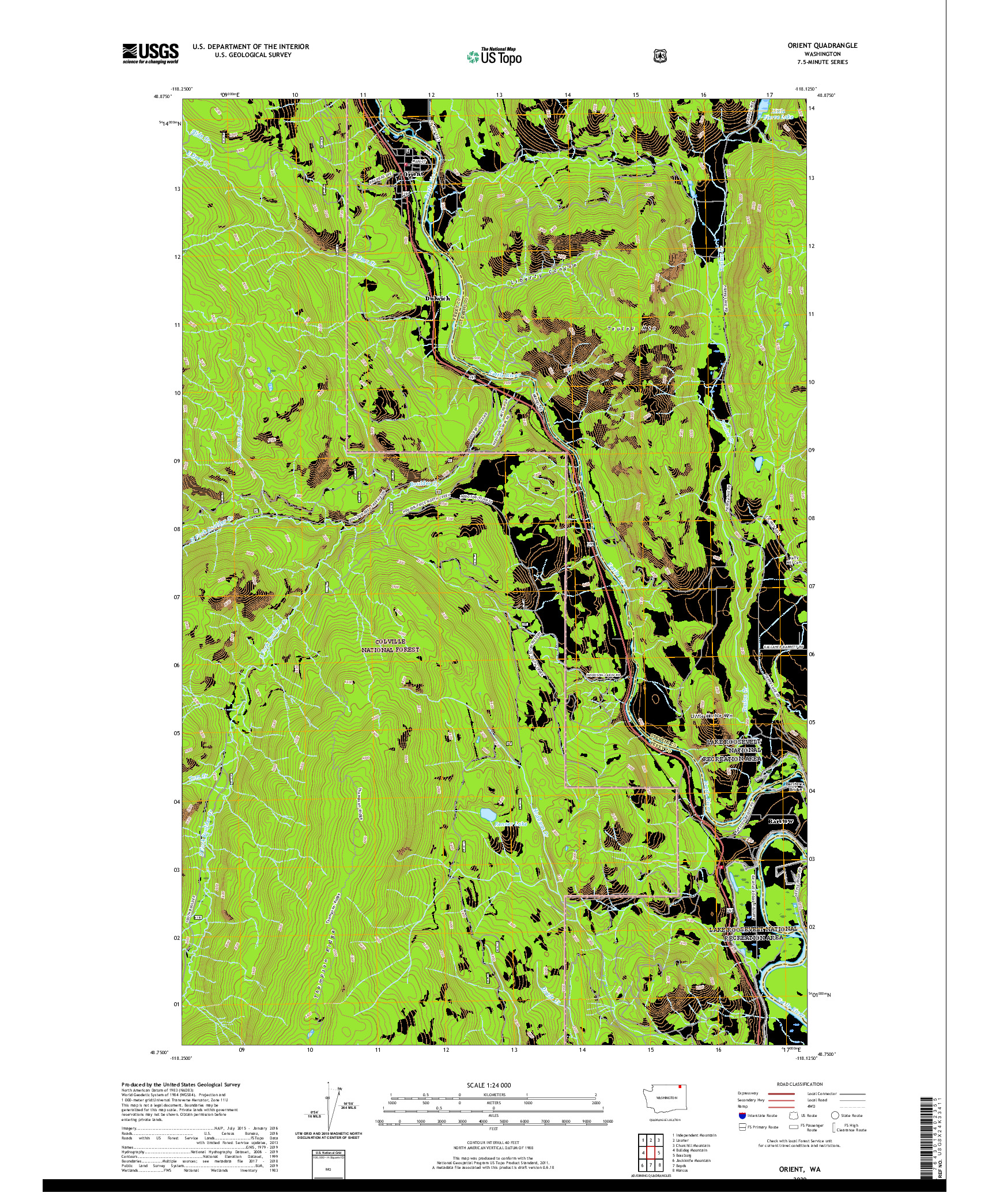 USGS US TOPO 7.5-MINUTE MAP FOR ORIENT, WA 2020