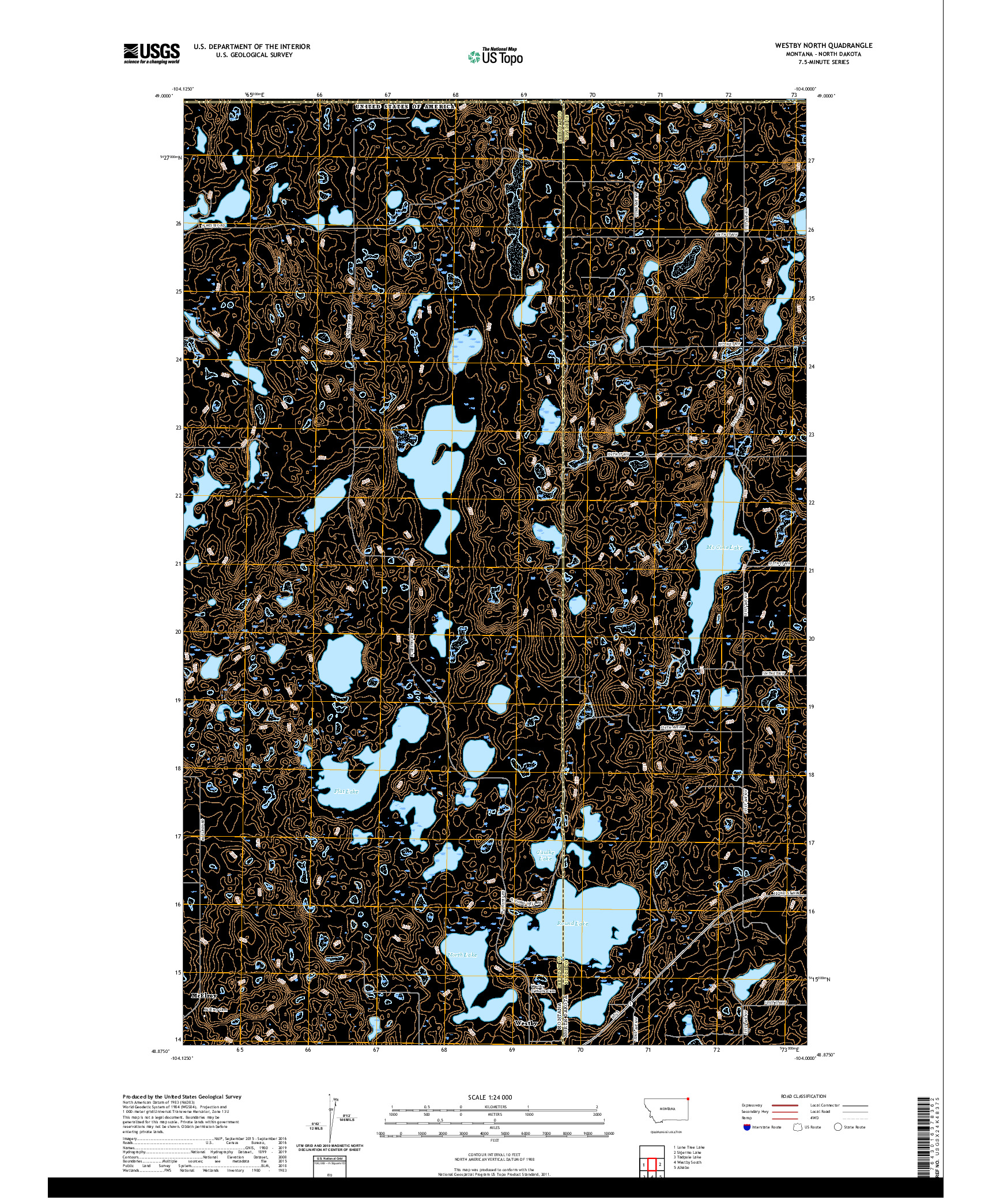 USGS US TOPO 7.5-MINUTE MAP FOR WESTBY NORTH, MT,ND,SK 2020