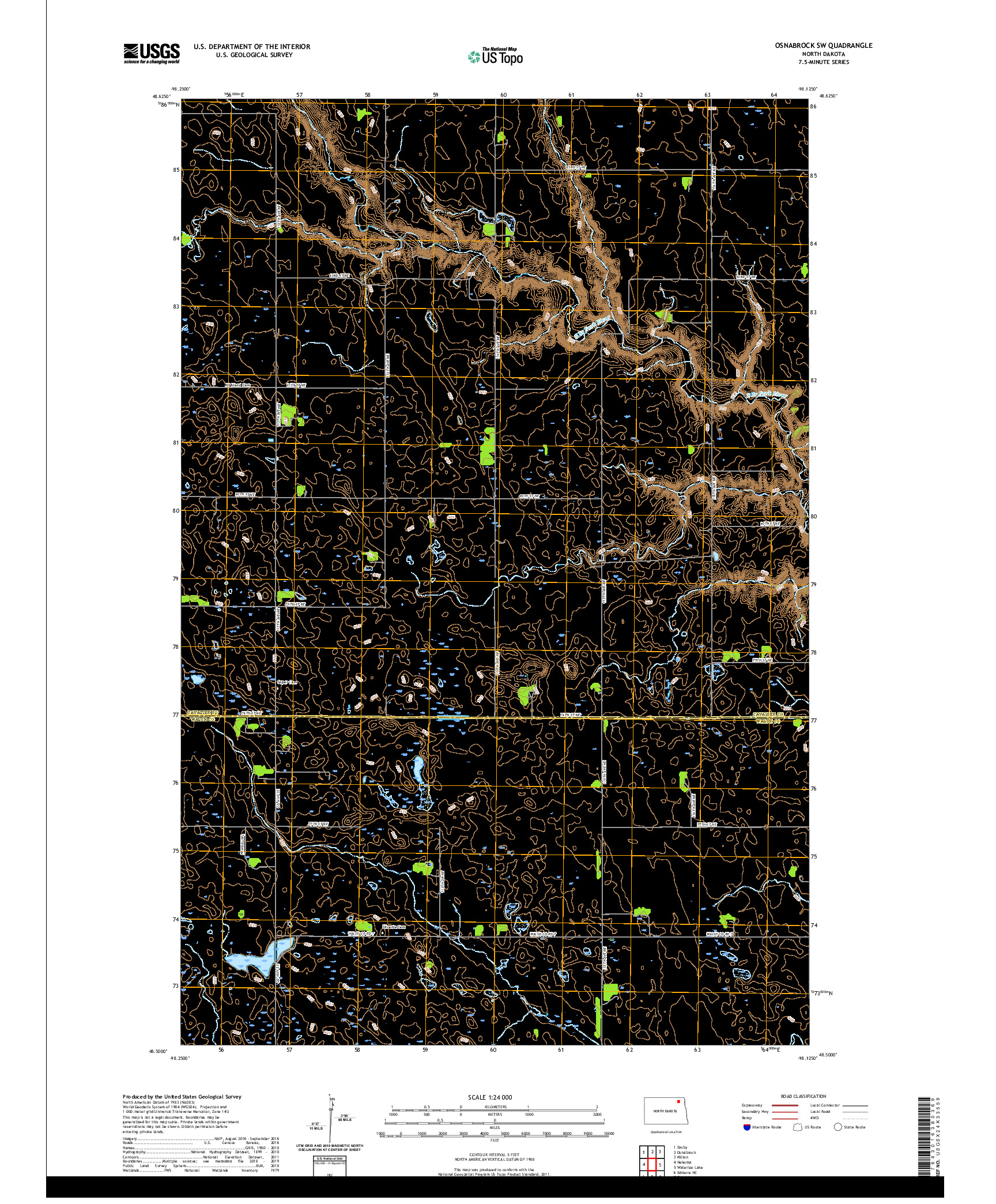 USGS US TOPO 7.5-MINUTE MAP FOR OSNABROCK SW, ND 2020