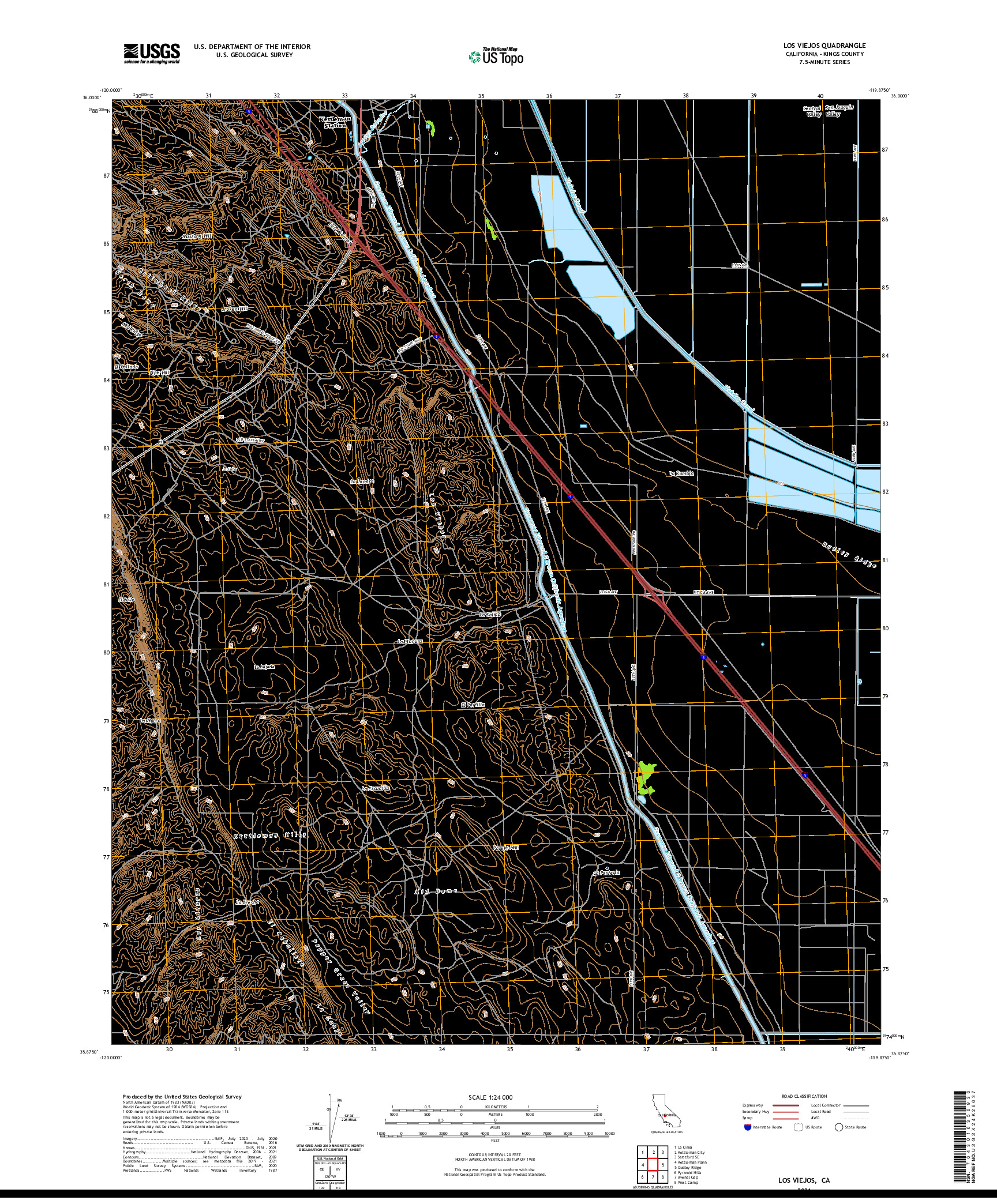 US TOPO 7.5-MINUTE MAP FOR LOS VIEJOS, CA