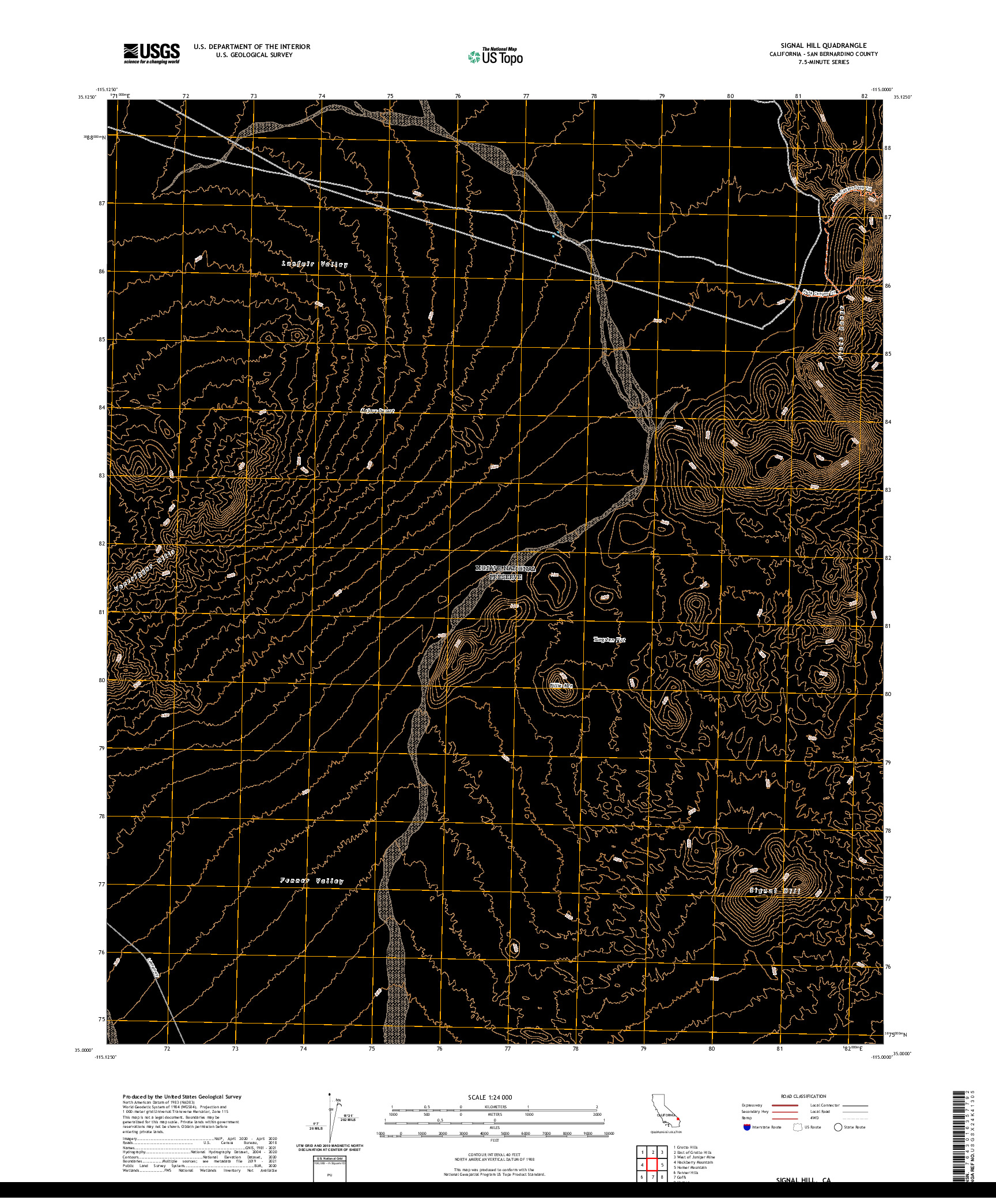 US TOPO 7.5-MINUTE MAP FOR SIGNAL HILL, CA