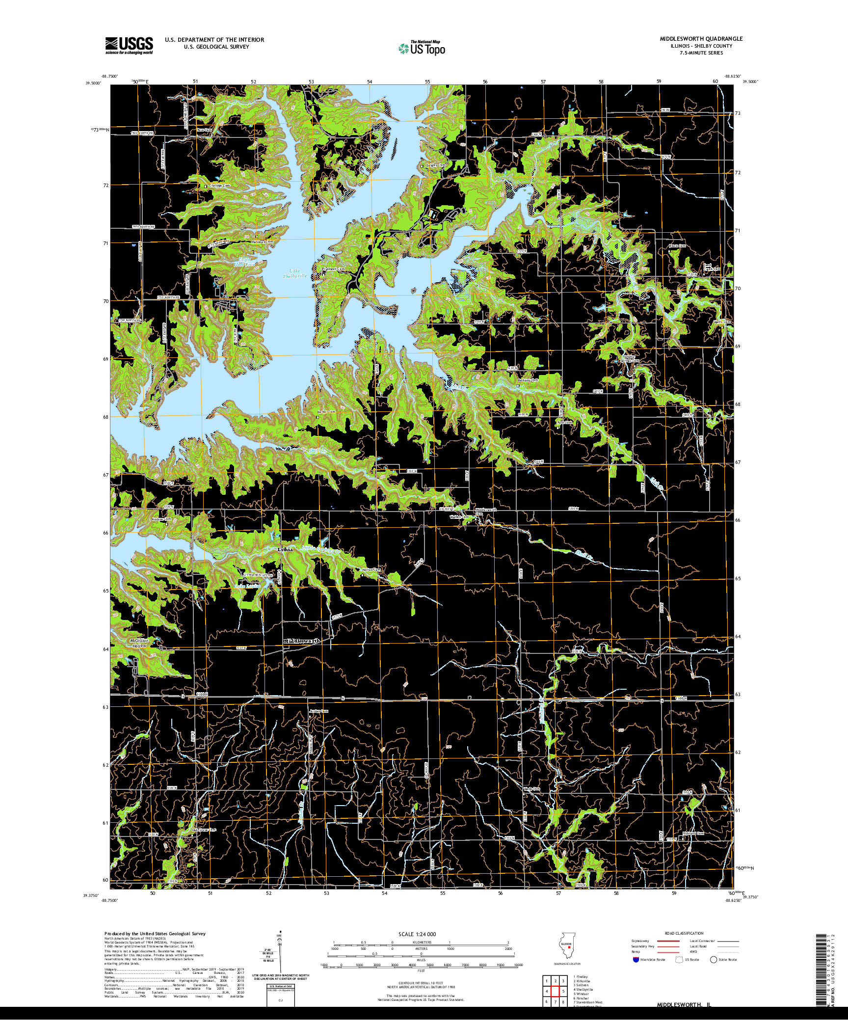 USGS US TOPO 7.5-MINUTE MAP FOR MIDDLESWORTH, IL 2021