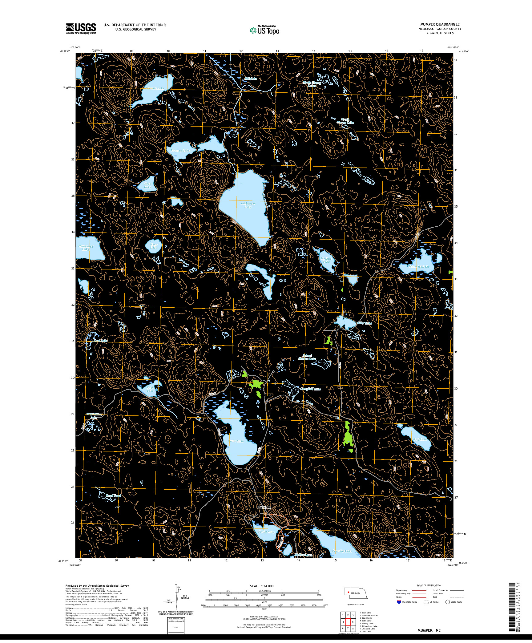 USGS US TOPO 7.5-MINUTE MAP FOR MUMPER, NE 2021