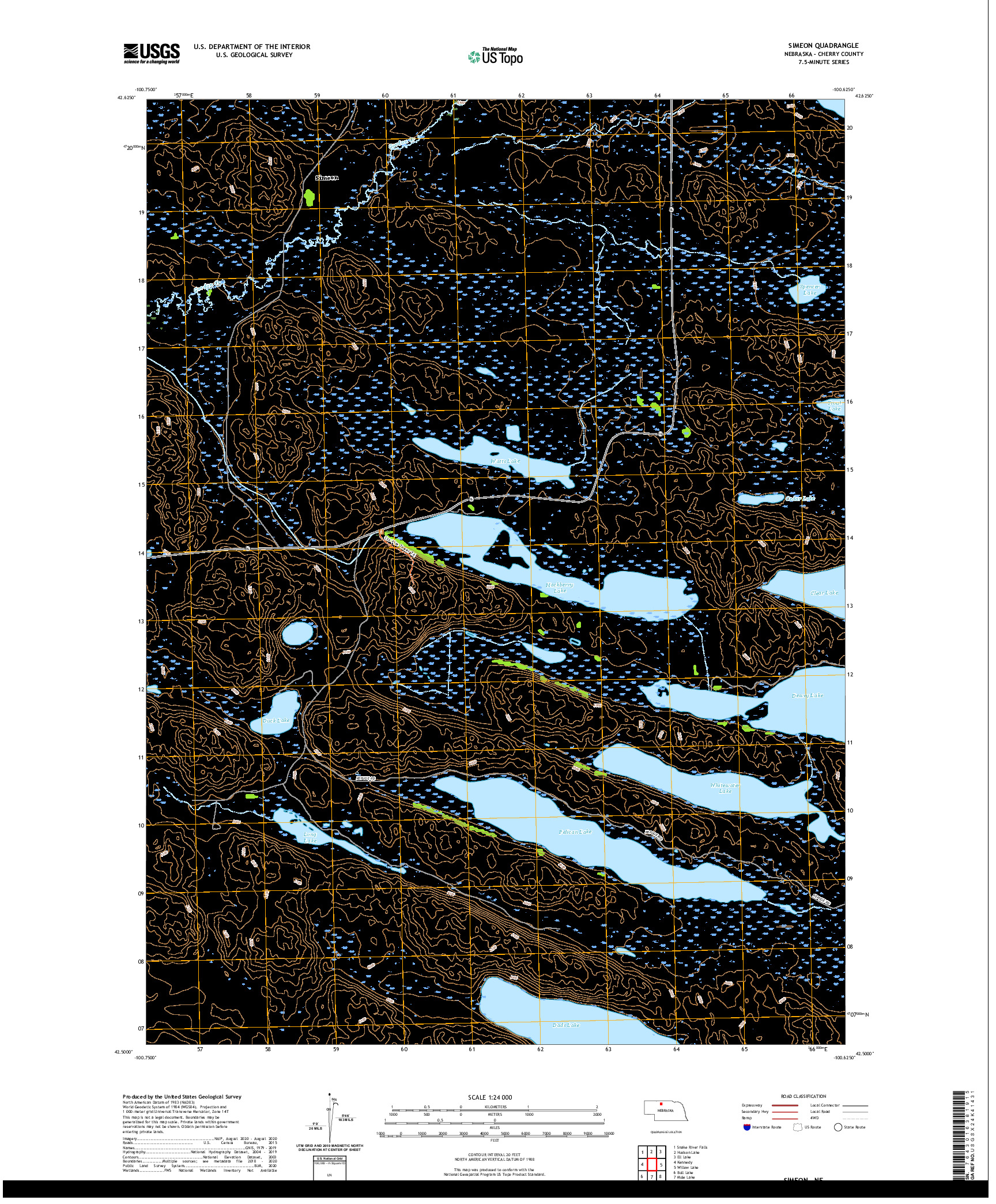USGS US TOPO 7.5-MINUTE MAP FOR SIMEON, NE 2021