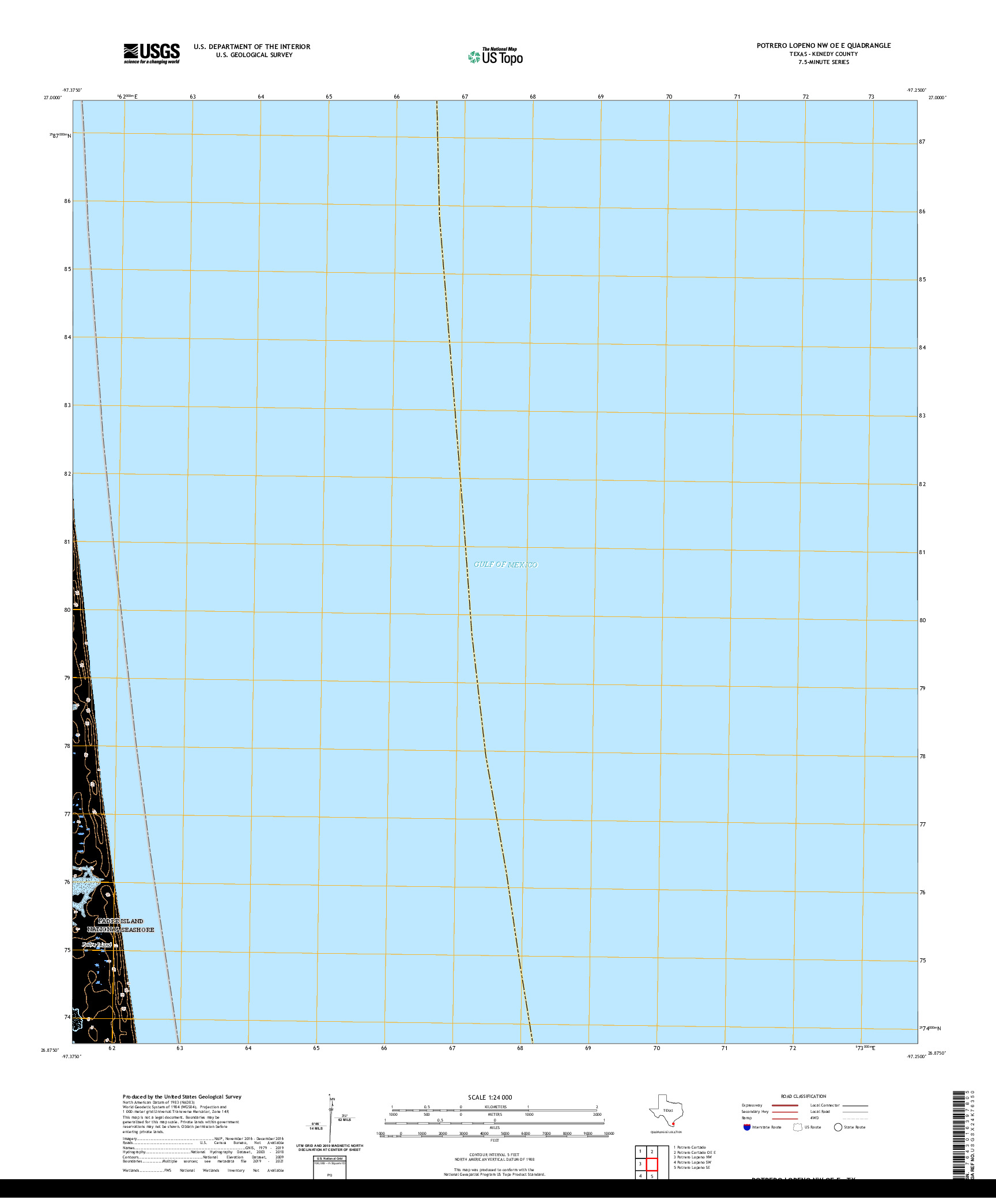 US TOPO 7.5-MINUTE MAP FOR POTRERO LOPENO NW OE E, TX